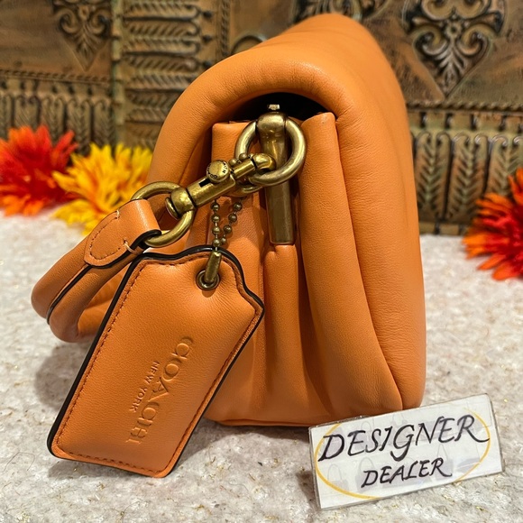 COACH Pillow Tabby Shoulder Bag Candied Orange C0772 - Picture 6 of 14